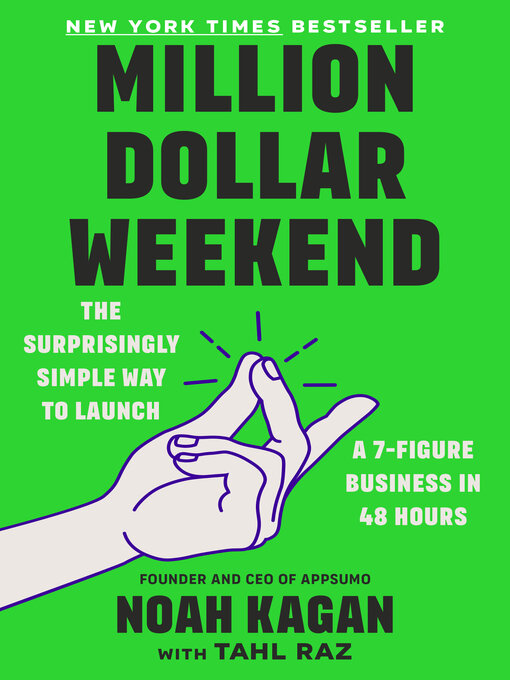 Title details for Million Dollar Weekend by Noah Kagan - Wait list